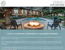 Tablet Screenshot of gbclearview.com